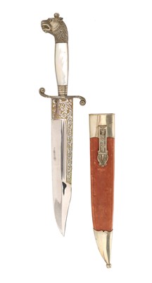 Lot 60 - SPANISH BOWIE STYLE KNIFE, DATED 1877