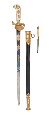 Lot 68 - IMPERIAL GERMAN HUNTING HANGER, CA 1880-1890.