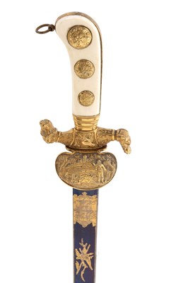 Lot 68 - IMPERIAL GERMAN HUNTING HANGER, CA 1880-1890.