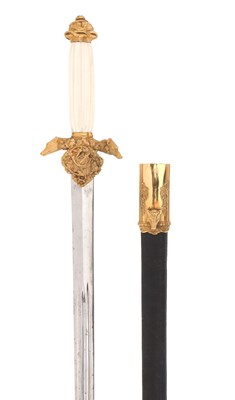 Lot 70 - FRENCH HUNTING SWORD, MANUFACTURE ROYAL DU KLINGENTHAL COULAUX FRERES, CA. 1880.