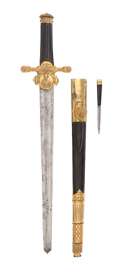 Lot 49 - FRENCH HUNTING SWORD, CA 1800