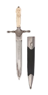 Lot 44 - A COMPOSITE ITALIAN HUNTING DAGGER, 18TH/19TH CENTURY
