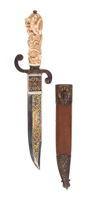 Lot 76 - SPANISH HUNTING DAGGER, CA. 1890