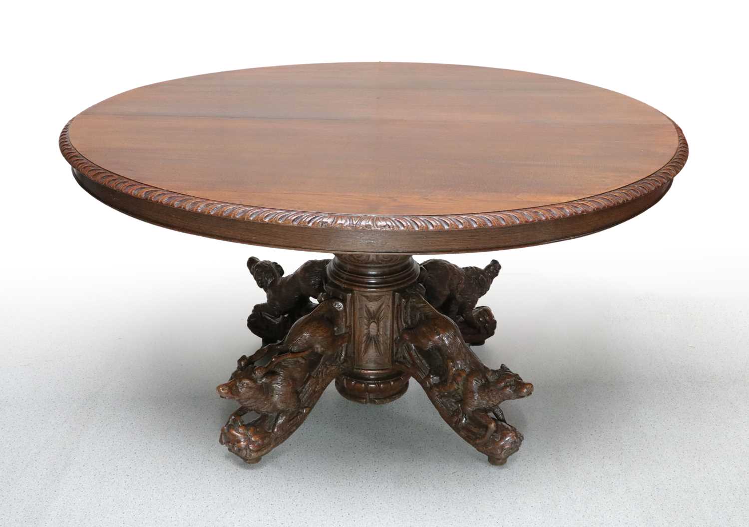 Lot 26 - FRENCH EXTENDABLE HUNTING TABLE
