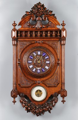 Lot 23 - BLACK FOREST STYLE WALL CLOCK
