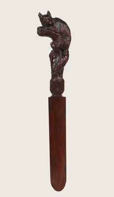Lot 15 - BLACK FOREST CARVED WOODEN LETTER OPENER