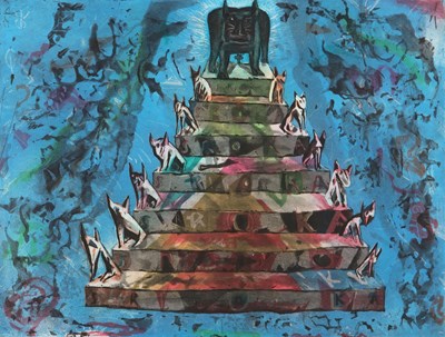 Lot 245 - Sroka Jacek (1957) - My own Monument 1995 (Ets Aquatint)