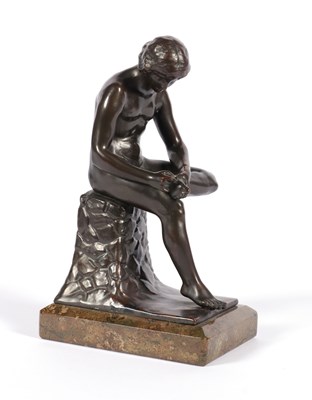 Lot 158 - Bronzen Beeld - Spinario