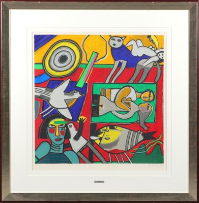 Lot 104 - Corneille (1922-2010), La belle écuyère (1997).