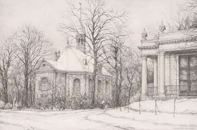 Lot 226 - Prent “Bloemendaal”, Anton Pieck
