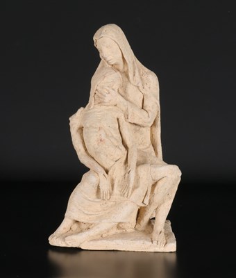 Lot 803 - Ceramic Figure of a Pietà, by Jef Courtens (1923 – 2009)
