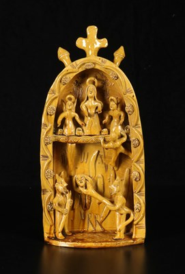 Lot 224 - Glazed Ceramic Relief “Céu e Inferno” by Rosa Ramalho