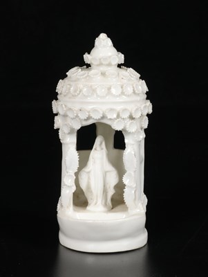 Lot 21 - Porcelain Devotional Grotto with Madonna, Vieux Paris.