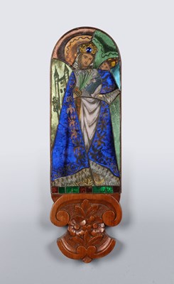 Lot 119 - Stained Glass Panel of the Madonna and Child by Atelier Felix, Maastricht