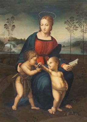 Lot 9 - Madonna del Cardellino, After Raffaello Sanzio da Urbino (1483-1520)