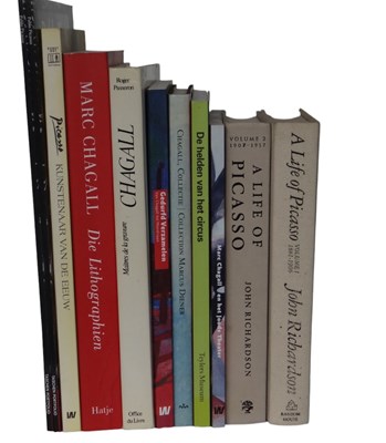 Lot 60 - Kunst - Lot met 11 boeken met betrekking tot Chagall en Picasso