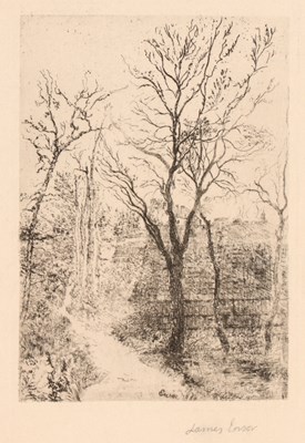 Lot 198 - James Ensor (1860-1949) - Sentier à Groenendael circa 1889 (Ets)