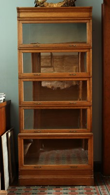 Lot 206 - Globe-Wernicke Co. - Modulaire Boekenkast Circa 1890