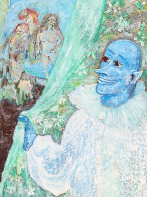 Lot 425 - Figuur met Pierrot