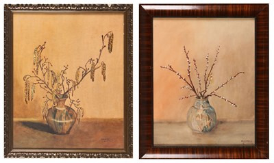 Lot 274 - Cath K. HESSE - 2 Bloemstillevens
