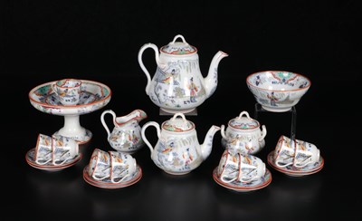 Lot 93 - 24-delig servies, decor 'Timor', Petrus Regout