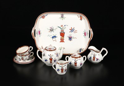 Lot 117 - 9-delig kinderservies, decor ‘Potiche’, Société Céramique