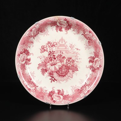 Lot 138 - Kapitale schotel met bloemen, decor 'Botanica', Petrus Regout