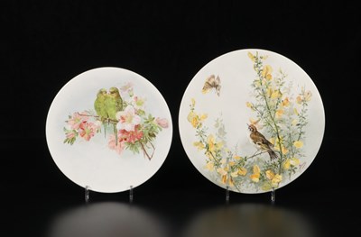 Lot 139 - Twee borden met vogelmotieven, Société Céramique