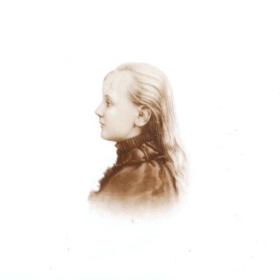 Lot 177 - Tegel met portret van prinses Wilhelmina
