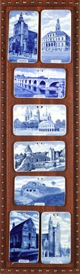 Lot 180 - Wandpaneel met stadsgezichten van Maastricht, Société Céramique