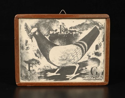 Lot 279 - Tegel Europese Raad Maastricht - Charles Eyck, De Sphinx.