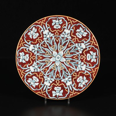 Lot 240 - Schotel met floraal mozaïekdecor, Société Céramique