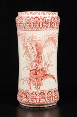Lot 329 - Paraplubak met vogels, decor 'Plata', Petrus Regout