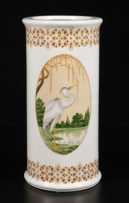 Lot 331 - Art Nouveau paraplubak met reiger, Société Céramique