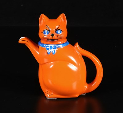 Lot 429 - Theepot in de vorm van een kat, Mosa Maastricht