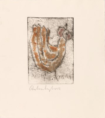 Lot 285 - Anton Heyboer(1924-2005) - Kip ca 1`990 (Ets)