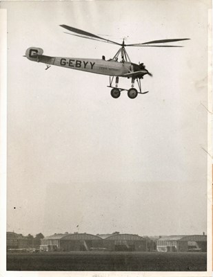Lot 6 - Cierva Autogiro G-EBYY, first Channel flight, 1928