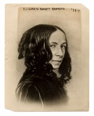 Lot 3 - Elizabeth Barrett BROWNING (1806-1861) - Culver Pictures Inc. New York ca 1912