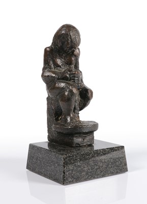 Lot 200 - Bronzen Beeld ‘Pottenbakker’ - Appie Drielsma (1937-2014).