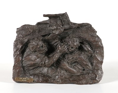 Lot 139 - Sculptuur met Kaïn en Abel, Frans van der Laar.