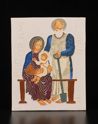 Lot 276 - Tegel ‘Sancta Familia’, Charles Eyck.