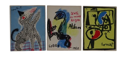 Lot 137 - Cobra - Frie Kunstnere – Cobra Bibliothekets Første Serie 1950 - 17 litho's