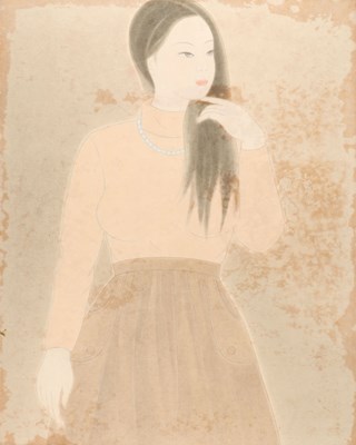 Lot 116 - K. Matsushita - Abstract-figuratieve compositie