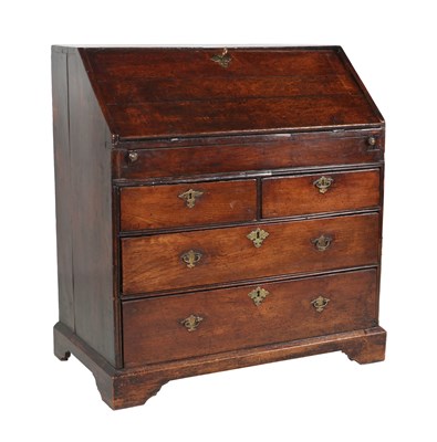 Lot 730 - 18th-century Georgian Oak Bureau