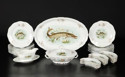Lot 389 - Zeh, Scherzer & Co - Porselein Servies