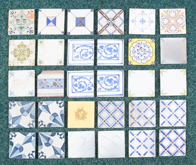 Lot 11 - Koop diverse 19e/20e-eeuwse vintage wandtegels