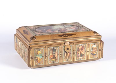 Lot 15 - Blikken koektrommel, België, ca. 1930.
