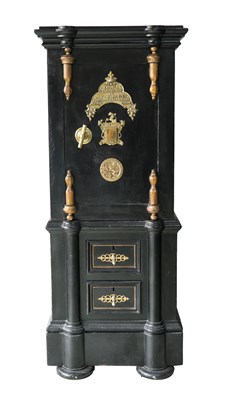 Lot 43 - 19th Century Cast-Iron Safe, by A. P. S. Chaves, Lisbon, ca. 1890