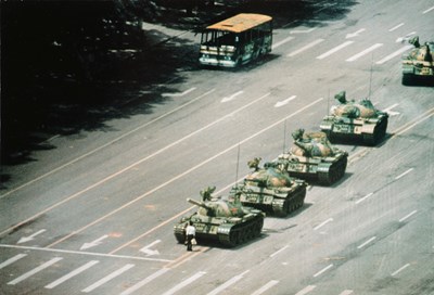 Lot 81 - Stuart FRANKLIN (1956) - Tankman, Tiananmen Square 1989