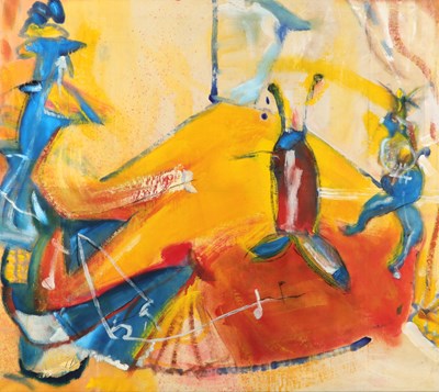 Lot 245 - BRAL - Abstracte compositie